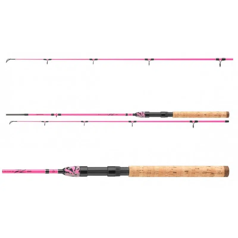 Въдица Daiwa '23 Ninja X Kids Pink - 1.60 m, 10 - 30 g