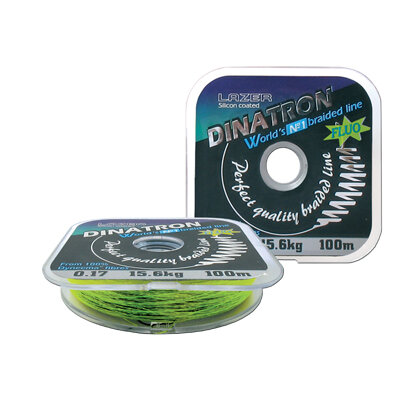 Плетено влакно Dinatron Fluo - 100 m, 0.25 mm Плетено влакно Dinatron Fluo - 100 m, 0.25 mm