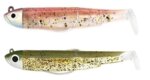 Силикон Fiiish Black Minnow No1 Double Combo - 2 x 7 cm, 2 x 3 g, Wine Glitter, Kaki Glitter