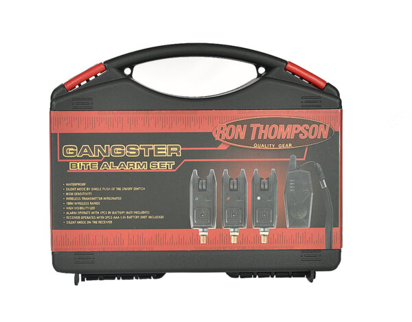 Сигнализатори Ron Thompson Gangster Bite Alarm Set 4+1 Сигнализатори Ron Thompson Gangster Bite Alarm Set 4+1