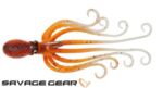 Примамка Savage Gear 3D Octopus, UV Orange Glow