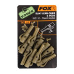 Edges монтаж sz 10 slik lead clip + pegs Khaki - CAC479