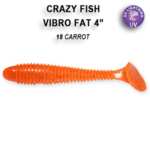 Силикон Crazy Fish Vibro Fat 4 - 10 cm, 14-10-18-6