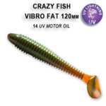 Силикон Crazy Fish Vibro Fat 5 - 12 cm, 39-120-14-6