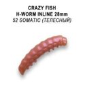 Силикон MF H-Worm Inline Sweet Cheese - 2.8 cm, 52 - 9