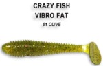 Силикон Crazy Fish Vibro Fat - 7.1 cm, 71-1-6