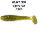 Силикон Crazy Fish Vibro Fat - 7.1 cm, 71-1-6