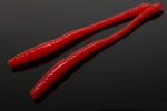 Силикон Libra Lures DYING WORM 80 - 021 Red (вкус Рак)