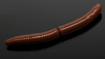 Силикон Libra Lures FATTY D'WORM 75 - 038 Brown (вкус Сир.)