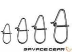 Карабинки Savage Gear Needle Eggsnaps XS, 16 kg, 20 бр.