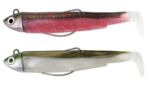 Силикон Fiiish Black Minnow No1 Double Combo - 2 x 7 cm, 2 x 4.5 g, Pink/Kaki