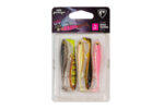 Силикони Slick Shad 7 cm, UV mixed colour pack x 5 pcs.