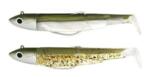 Fiiish Black Minnow No1 Double Combo - 7 cm, 6g, Kaki / Kaki Glitter