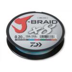 Плетено влакно Daiwa J-Braid X8 multicolor - 150 m, PE #0.6