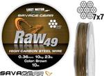 Метален повод Savage Gear Raw49 - 10 m, 0.45 mm, 16 kg, 35 lb-Copy