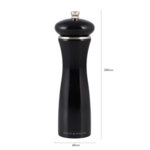 COLE&MASON Мелничка за сол “SHERWOOD BLACK GLOSS“ - 20 см - цвят черен