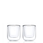 BLOMUS Комплект от 2 бр двустенни стъклени чаши NERO за еспресо  - 80мл