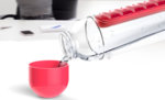 ASOBU Бутилка за течности с органайзер за хапчета “IN STYLE“ - 600 мл - цвят червен