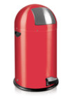 Кош за отпадъци EKO KICK CAN с педал (33 л) - червен