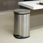 EKO Кош за отпадъци с педал “SHELL“ - 6 литра - мат