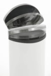 EKO Кош за отпадъци с педал “SHELL“ - 10 литра - бял