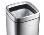 EKO Квадратен отворен кош за отпадъци “LAGUNA“ - 12 литра - мат
