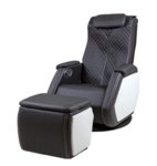 Масажен стол CASADA SMART V с масажна табуретка - цвят черно и бяло