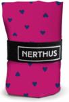 Чанта за пазаруване Nerthus на сърчица - розова