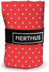 Чанта за пазаруване Nerthus на сърчица - червена