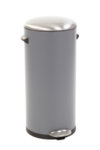 Кош за отпадъци EKO BELLE DELUXE с педал (30 л) - сив