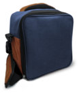 Термоизолираща чанта за храна Nerthus с два джоба - син цвят