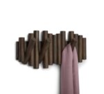 Закачалка за стена UMBRA PICKET - цвят тъмен орех