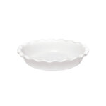 Керамична форма за пай EMILE HENRY PIE DISH - Ø26 см - цвят бял