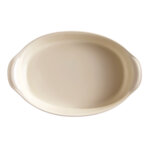 EMILE HENRY Керамична овална форма за печене "LARGE OVAL OVEN DISH" - 41 х 26 см - цвят червен