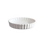 Керамична форма за тарт EMILE HENRY DEEP FLAN DISH дълбока - Ø24 см - цвят бял