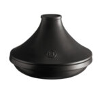Тажин индукционен керамичен EMILE HENRY Delight голям - Ф33.5 - цвят черен