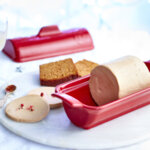 EMILE HENRY Керамична форма за терин "MEDALLION TERRINE" - 24,5 х 10 см - цвят червен