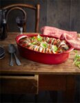 EMILE HENRY Керамична овална форма за печене "SMALL OVAL OVEN DISH" - 27,5 х 17,5 см - цвят екрю