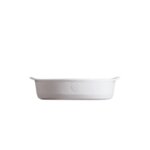 EMILE HENRY Керамична овална форма за печене "SMALL OVAL OVEN DISH" - 27,5 х 17,5 см - цвят бял