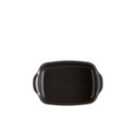 EMILE HENRY Керамична правоъгълна форма за печене "INDIVIDUAL OVEN DISH" - 22 х 15 см - цвят черен