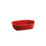 Керамична тава EMILE HENRY INDIVIDUAL OVEN DISH правоъгълна - 22 х 15 см - цвят червен