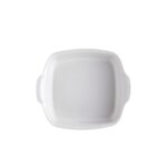 EMILE HENRY Керамична квадратна тава за печене "SQUARE OVEN DISH" - 1,8 л - 22 х 22 см -  цвят бял