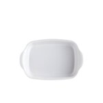 EMILE HENRY Керамична правоъгълна форма за печене " SMALL RECTANGULAR OVEN DISH"- 30 х 19 см - цвят бял