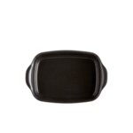 EMILE HENRY Керамична правоъгълна форма за печене " SMALL RECTANGULAR OVEN DISH"- 30 х 19 см - цвят черен