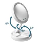 INNOLIVING Увеличително козметично огледало с LED светлина INN - 805
