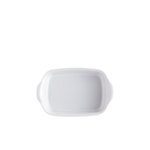 EMILE HENRY Керамична правоъгълна форма за печене "INDIVIDUAL OVEN DISH" - 22 х 15 см - цвят бял
