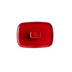 Керамичен капак за тава EMILE HENRY EH 9650-34 правоъгълен - цвят червен