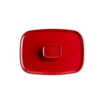 Керамичен капак за тава EMILE HENRY EH 9652-34 правоъгълен - цвят червен