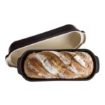 EMILE HENRY Керамична форма за печене на хляб "LARGE BREAD LOAF BAKER" - цвят черен