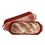 EMILE HENRY Керамична форма за печене на хляб "LARGE BREAD LOAF BAKER" - цвят червен